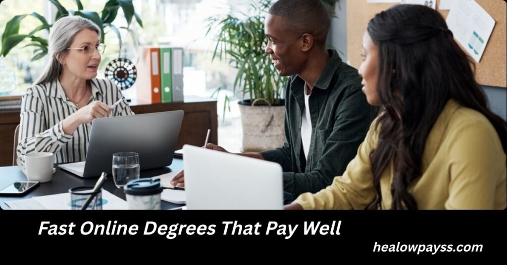 Fast Online Degrees That Pay Well